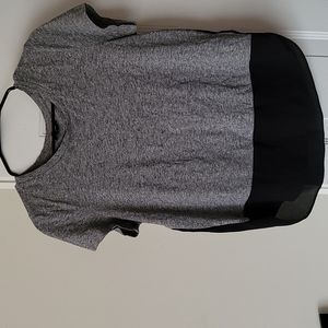 EXPRESS Grey/Black Shirt Blouse